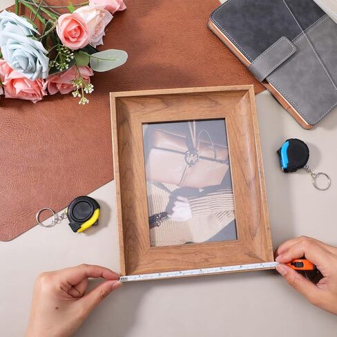 3Ft Mini Tape Measure 3 Pcs Small Measuring Tape Retractable Pocket Measurement Tapes Metric/Inch Keychain Tapes Measure Easy Read in Saudi Arabia