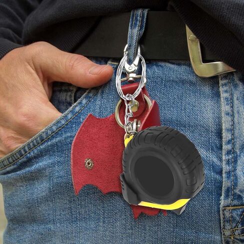 3Ft Mini Tape Measure 3 Pcs Small Measuring Tape Retractable Pocket Measurement Tapes Metric/Inch Keychain Tapes Measure Easy Read in Saudi Arabia