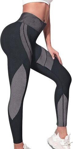 3D Leggings Cellulite Compression Scrunch Butt Leggings with Resistance Band Tummy Control Workout Gym Clothes in Saudi Arabia