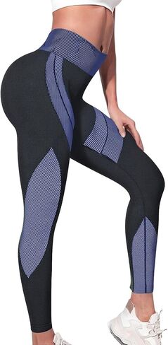 3D Leggings Cellulite Compression Scrunch Butt Leggings with Resistance Band Tummy Control Workout Gym Clothes in Saudi Arabia