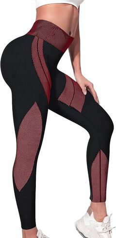 3D Leggings Cellulite Compression Scrunch Butt Leggings with Resistance Band Tummy Control Workout Gym Clothes in Saudi Arabia