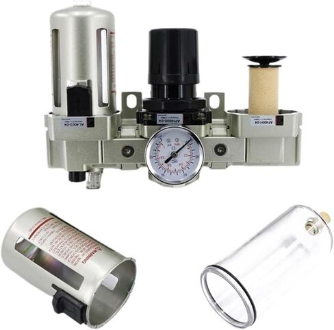 Air compressor accessory AC pressure regulating valve AL4000 oil-water separator filter(10mm Joint,AC4000-04 Manual) in Saudi Arabia