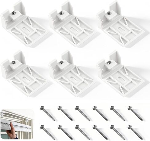 6 عبوات 3/4 بوصة من مشابك الظل للستائر لـ Hunter Douglas Duette، مشابك تثبيت الستائر مناسبة لقرص العسل والظلال الخلوية والتصفيق in Kuwait