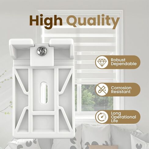 6 عبوات 3/4 بوصة من مشابك الظل للستائر لـ Hunter Douglas Duette، مشابك تثبيت الستائر مناسبة لقرص العسل والظلال الخلوية والتصفيق in Kuwait