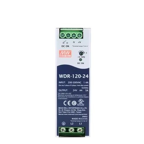 WDR-120-48 120 واط مخرج واحد مصدر طاقة السكك الحديدية الصناعية DIN WDR-120 48V 2.5A in Kuwait