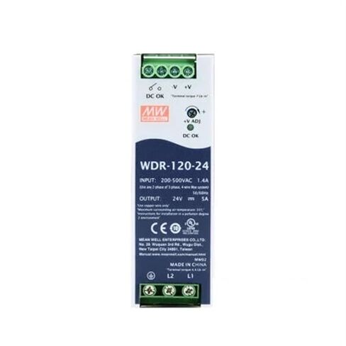 WDR-120-48 120 واط مخرج واحد مصدر طاقة السكك الحديدية الصناعية DIN WDR-120 48V 2.5A in Kuwait
