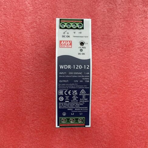 WDR-120-48 120 واط مخرج واحد مصدر طاقة السكك الحديدية الصناعية DIN WDR-120 48V 2.5A in Kuwait