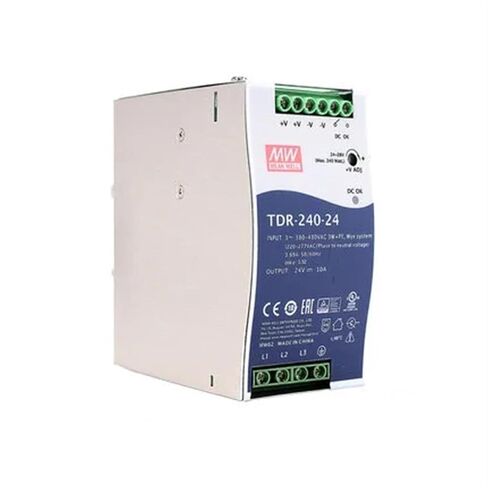 TDR-240-24 240W Slim Three Phase Industrial DIN Rail with PFC Function TDR-240 24V 10A in Saudi Arabia