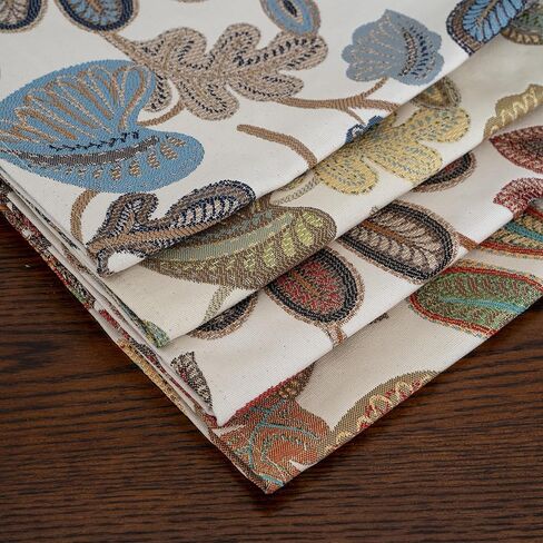 Mika Home Tropical Leaf Table Runner for Home Decor 13X72 Inches Blue Brown Seasonal Dining Table Decoration for Home in Saudi Arabia