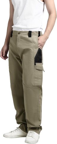 YOUTHUP Men's Lightweight Hiking Cargo Work Pants Quick Dry Water Resistant Camping Outdoor Casual Stretch Pants with Pockets in Saudi Arabia