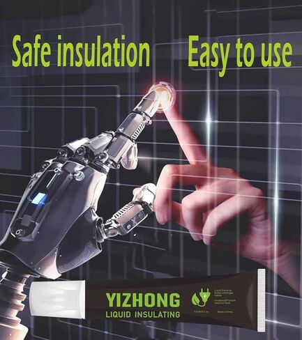YIZHONG Liquid Electrical Tape 125ml (4 oz) Black - Waterproof, Flame Retardant Insulating Sealant for Electrical, Automotive and Home Repairs in Saudi Arabia