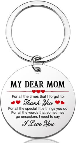 Mom Gifts from Daughter Son for Birthday, I Always Need You Mom Keychain Mothers Day Christmas Gifts for Mother Mommy in Saudi Arabia