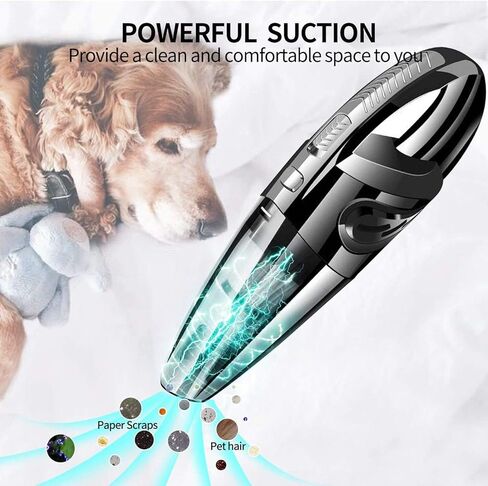 مكنسة كهربائية محمولة باليد، مكنسة كهربائية محمولة باليد بقوة 6.6 كيلو باسكال للسيارة/المنزل/المكتب، خفيفة ومنخفضة الضوضاء in Kuwait