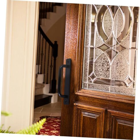 1 Set Sturdy Sliding Door Handle Durable Pull Handle for Wooden Doors Modern Design for Indoor Outdoor Use Comfortable Grip and Corrosion Resistant in Saudi Arabia
