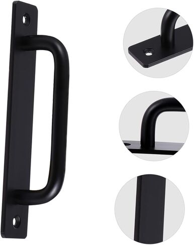 1Set Heavy Duty Barn Door Pull Handle Modern Sliding Door Handle for Gates Closet Access Doors Stylish Finish with Durable Design in Saudi Arabia