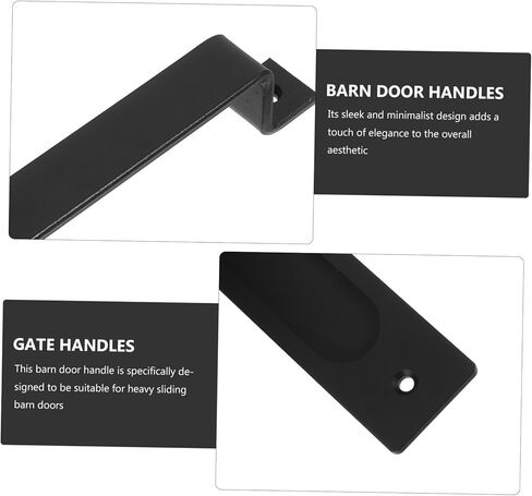 Heavy Duty Barn Door Pull Handle Sleek Design for Sliding Doors Easy Installation for Residential Commercial Use Durable Hardware for Barn Door Aesthetics in Kuwait