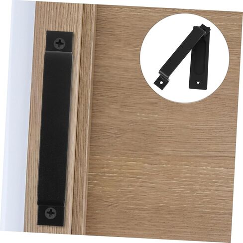 Heavy Duty Barn Door Pull Handle Sleek Design for Sliding Doors Easy Installation for Residential Commercial Use Durable Hardware for Barn Door Aesthetics in Kuwait