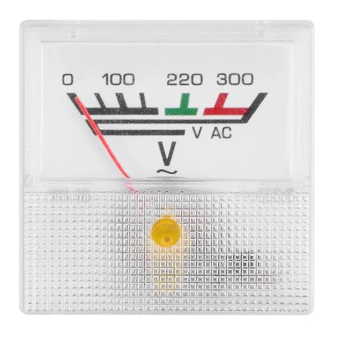91L16 AC Voltage Measuring Instrument 40 * 40MM Pointer Voltmeter 0-300V 1Pcs(0-300V) in Saudi Arabia