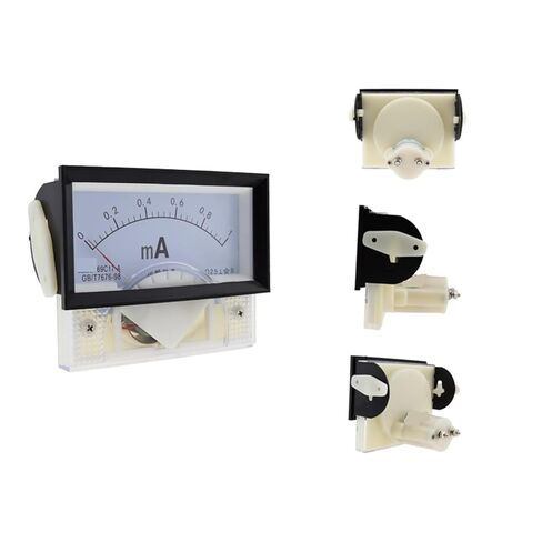 69C17 Pointer Milliammeter 1MA 2MA 3MA 10mA 20MA 50MA 100MA 200mA 500MA with Shunt Current Meter 1Pcs(30MA) in Saudi Arabia