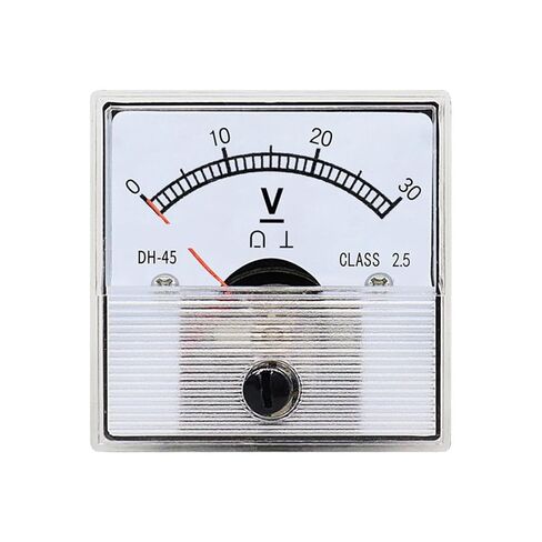 DH-45 DC Voltage Meter 1V 2V 5V 10V 15V 20V 25V 30V 50V 75V 100V 150V 200V 300V 450V 500V 600V 800V 1Pcs(DC 2V) in Saudi Arabia