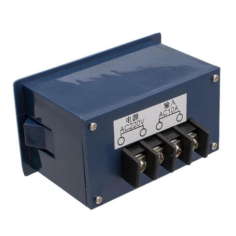 AC 0-10 A Ampermeter Digital Ammeter 220 V Readout Alternating Current Meter Voltage Tester 1Pcs in Saudi Arabia