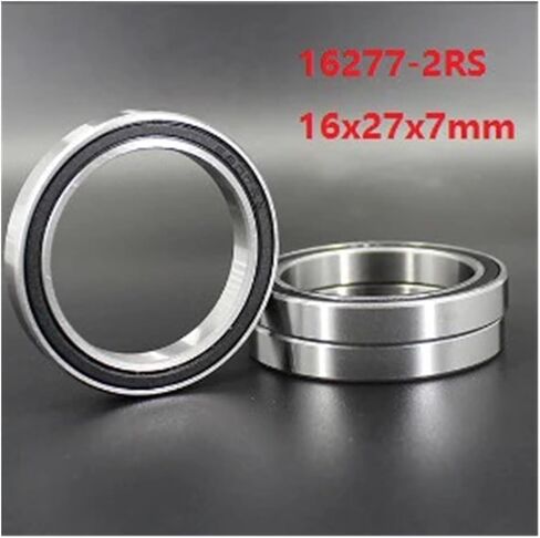 10 قطعة/50 قطعة 16277-2RS 16277 ABEC-5 16x27x7 مللي متر مزدوج المطاط كرة أخدود عميقة تحمل قوس السفلي 16*27 7 مللي متر (ABEC-5,50 قطعة) in Kuwait