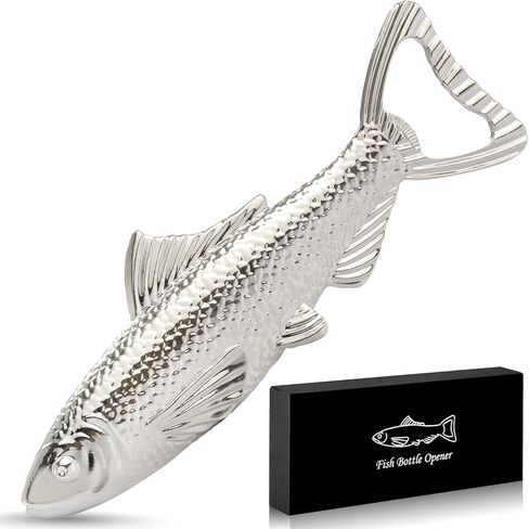 Fish Gifts for Men Fish Beer Bottle Opener, Fishing Gift for Fathers Day Birthday Christmas Valentine Gift for Him Dad Husband Grandpa in Kuwait