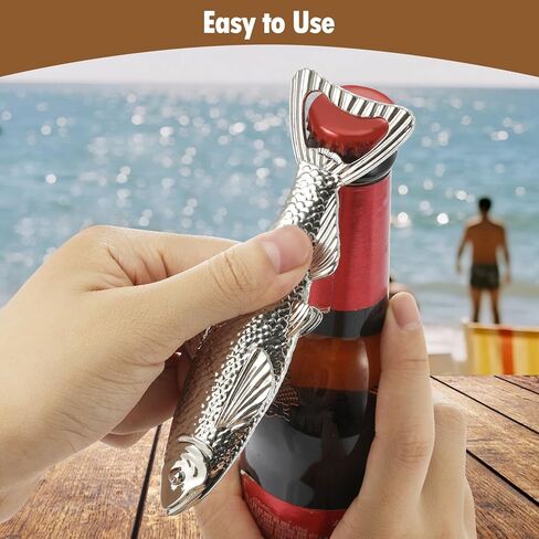 Fish Gifts for Men Fish Beer Bottle Opener, Fishing Gift for Fathers Day Birthday Christmas Valentine Gift for Him Dad Husband Grandpa in Kuwait
