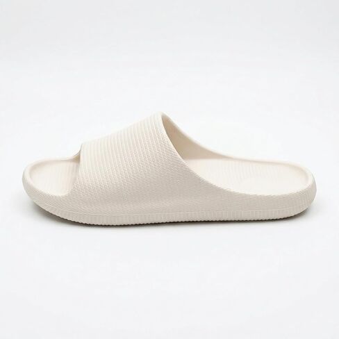 Cloud Slippers for Women and Men，Comfortable Stylish Indoor or Outdoor Footwear, Ideal for Everyday Wear Natural in Saudi Arabia