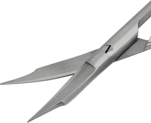 مقص T/C Goldman Fox مقاس 5 بوصات منحني من كربيد التنجستن لثة اللثة، أدوات جراحية دقيقة للغاية وحادة، أدوات طب الأسنان والطب البيطري in Kuwait