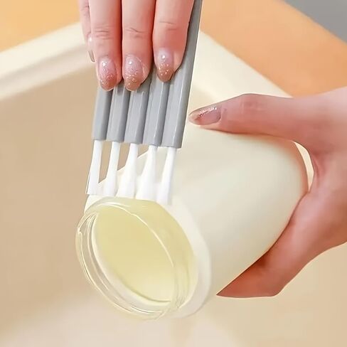 2pc Mini Keyboard Computer Cleaning Brush Multifunctional Kitchen Cup Lid Cover Corner Gap Window Groove Pacifier Bottle Cleaning Brush in Saudi Arabia
