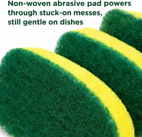 LIBMAN Dish Wand Refills - 3 Pk Dish Wand Sponge Refills - Durable - Non Scratch - Dishmatic Compatible, Fits Dishmatic Dishwands in Saudi Arabia