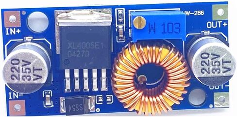 XL4005 DSN5000 LM2596 DC-DC قابل للتعديل تنحى 5A 75 واط وحدة امدادات الطاقة تيار كبير in Kuwait
