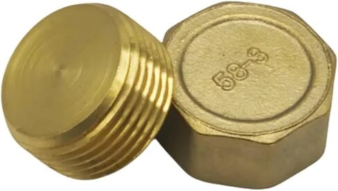 1 قطعة أنابيب النحاس عرافة رئيس النحاس نهاية غطاء التوصيل المناسب 1/8 "1/4" 3/8 "1/2" 3/4 "ذكر أنثى الموضوع مقرنة موصل محول (الحجم: ذكر شفة ، اللون: 1/8") in Kuwait