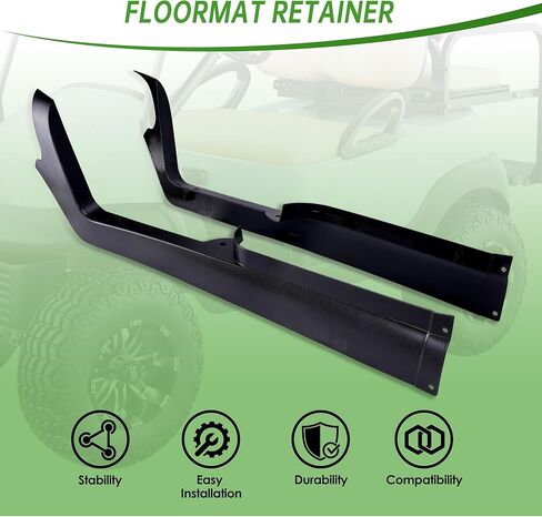 10L0L Floormat Retainer مجموعة اللوحة الجانبية المتوافقة مع Club Car Precedent/Tempo/Onward، الجزء البديل 105314001، 105314101،102302501، 102302503، 102302601، 103678002، 103678102 in Kuwait