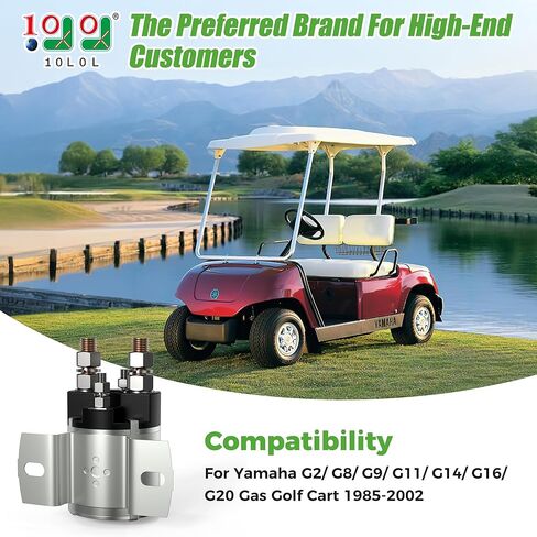 10L0L 12V ملف لولبي لـ Yamaha G2/ G8/ G9/ G11/ G14/ G16/ G20 عربة جولف الغاز 1985-2002، 4 محطة 200A مجموعة الملف اللولبي، استبدال JF2-H1950-00، JR3-H1950-00، J38-81950-01 in Kuwait