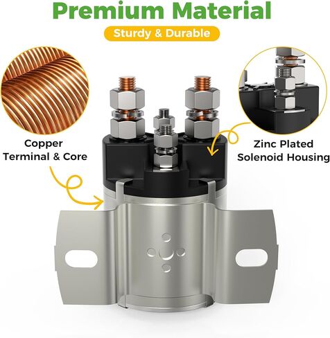 10L0L 12V ملف لولبي لـ Yamaha G2/ G8/ G9/ G11/ G14/ G16/ G20 عربة جولف الغاز 1985-2002، 4 محطة 200A مجموعة الملف اللولبي، استبدال JF2-H1950-00، JR3-H1950-00، J38-81950-01 in Kuwait