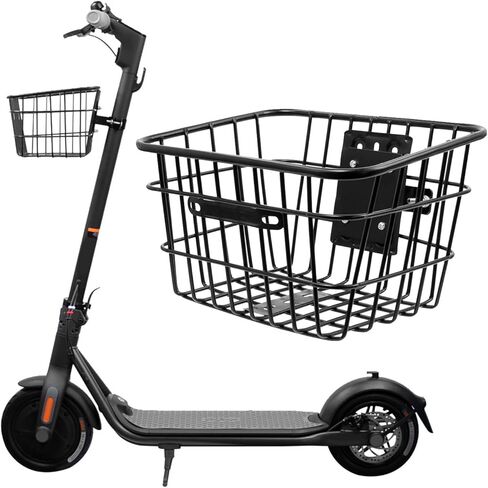 Front Basket for Electric Scooter Front Mount Easy Installation and with Large Capacity for Daily Commutes Electric Scooter Storage Basket in Saudi Arabia