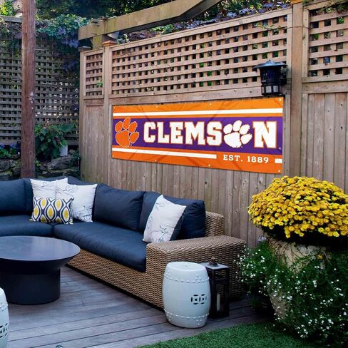 WinCraft Clemson Tigers Large 2x6 Foot Banner in Saudi Arabia