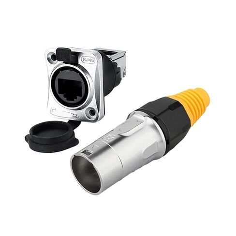 UL 8 Pin RJ45 Cable Ethernet Jack Connector IP65 Jack Signal Connector(Socket(JSX-25)) in Saudi Arabia