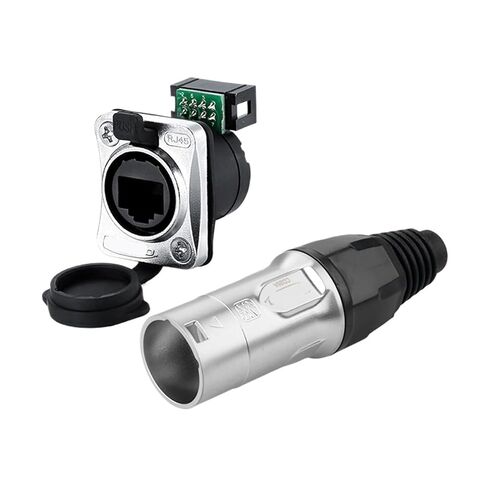 UL 8 Pin RJ45 Cable Ethernet Jack Connector IP65 Jack Signal Connector(Socket(JSX-25)) in Saudi Arabia