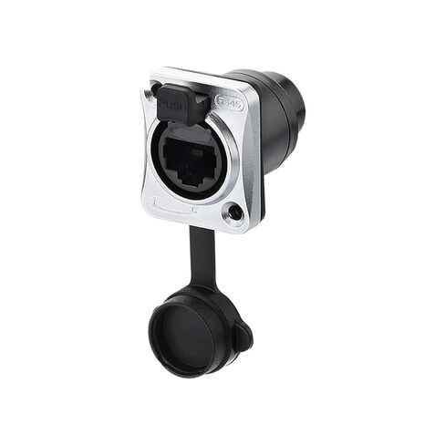 UL 8 Pin RJ45 Cable Ethernet Jack Connector IP65 Jack Signal Connector(Socket(JSX-25)) in Saudi Arabia