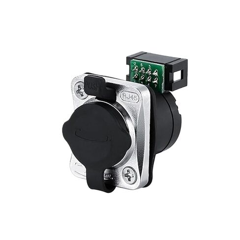 UL 8 Pin RJ45 Cable Ethernet Jack Connector IP65 Jack Signal Connector(Socket(JSX-25)) in Saudi Arabia
