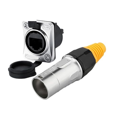UL 8 Pin RJ45 Cable Ethernet Jack Connector IP65 Jack Signal Connector(Socket(JSX-25)) in Saudi Arabia