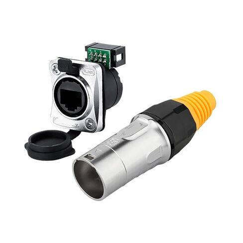 UL 8 Pin RJ45 Cable Ethernet Jack Connector IP65 Jack Signal Connector(Socket(JSX-25)) in Saudi Arabia