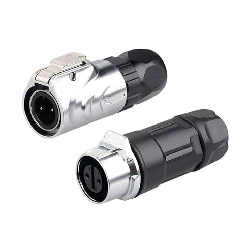 M12 موصل سريع معدني LP12 IP68 موصل دائري مقاوم للماء (مجموعة شفة، ذكر Insert_8P) in Saudi Arabia