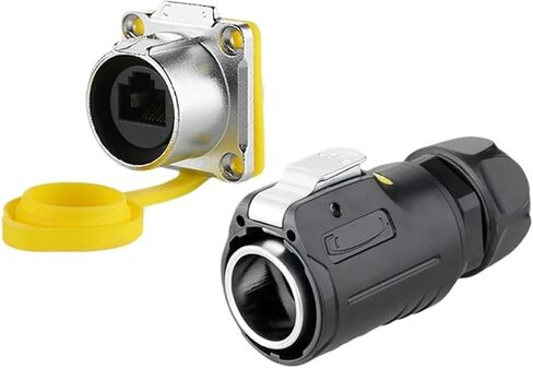 M24 RJ45 Waterproof Connector LP24 IP68 RJ45 Adapter and Socket(Plug and Socket) in Saudi Arabia