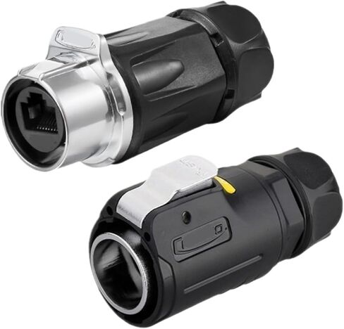M24 RJ45 Waterproof Connector LP24 IP68 RJ45 Adapter and Socket(Plug and Socket) in Saudi Arabia