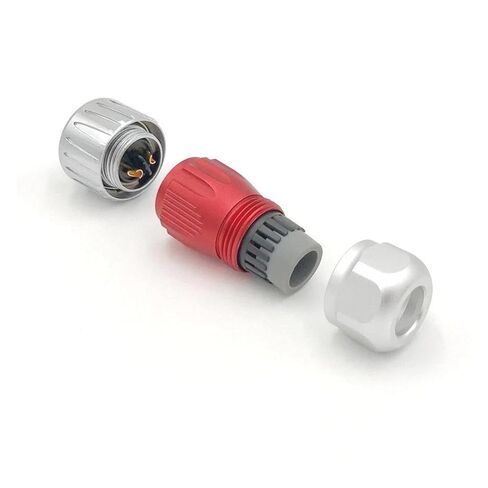 2 pin Power Connector Female and Male Socket Outdoor Waterproof IP67 Metal in Saudi Arabia