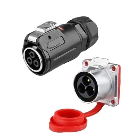 3 pin Power Connector Female and Male Socket Waterproof Heavy Duty in Saudi Arabia